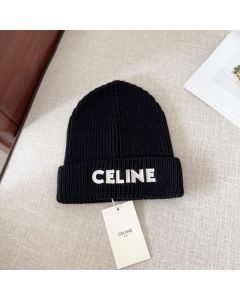 CELINE BEANIE IN RIBBED WOOL