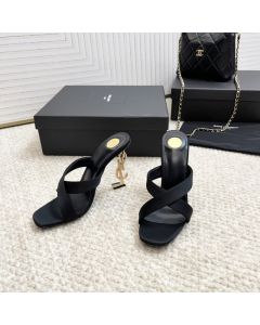 YSL OPYUM mules in satin crepe