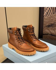 Prada Leather work boots
