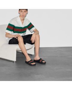 Gucci Men's Web slide sandal