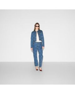 Gucci Low waist cropped denim pant