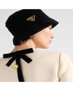 Prada Velvet bucket hat
