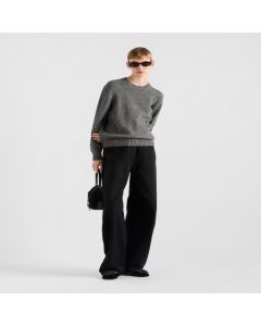 Prada Wide-leg denim jeans