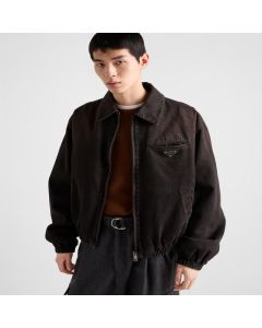 Prada Padded denim blouson jacket