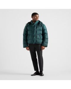 Prada Cropped Re-Nylon down jacket