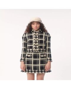 Valentino CABAN IN MACRO CHECK TWEED