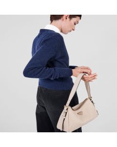 Prada Aimée medium leather shoulder bag