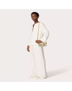 Valentino SMALL VALENTINO GARAVANI LOCÒ METALLIC CALFSKIN SHOULDER BAG