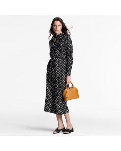 LV Monogram Silk Shirt Dress