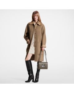 LV Removable Collar Double Face Coat