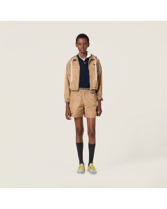 MIU MIU Technical silk Bermudas