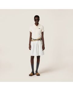 MIU MIU Cashmere and silk polo sweater