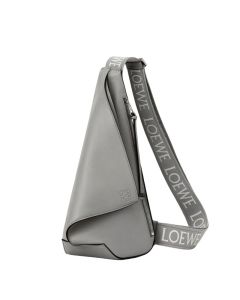 LOEWE Anton sling in supple smooth calf and jacquard