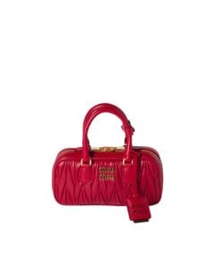MIU MIU Arcadie matelassé nappa leather mini-bag