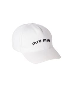 Miu Miu Drill baseball cap