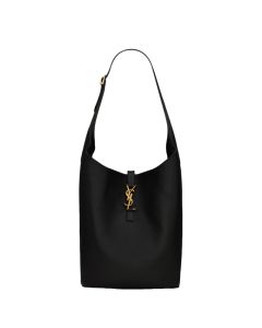 YSL LE 5 À 7 hobo in grained leather