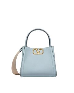 VALENTINO GARAVANI ALLTIME SMALL HANDBAG IN GRAINY CALFSKIN