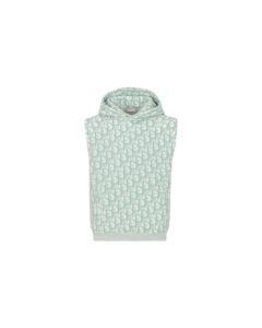 Dior Oblique Sleeveless Hooded Sweatshirt