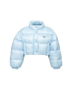 Prada Re-Nylon cropped convertible down jacket