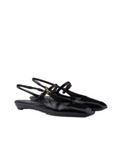 Prada Patent leather slingback ballerinas