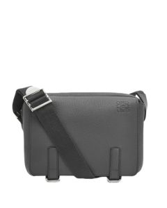 LOEWE XS Military messenger bag in soft grained calfskin
