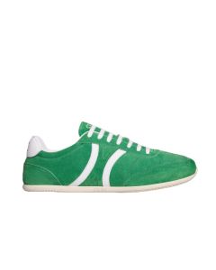 CELINE JOGGER LOW LACE-UP SNEAKER WITH TRIOMPHE in SUEDE CALFSKIN AND CALFSKIN