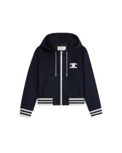 Celine blouson Triomphe jacket in double faced cashmere