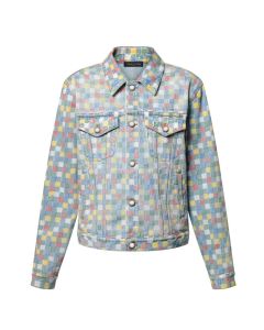 LV Damier Denim Trucker Jacket