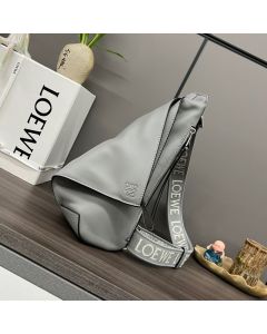 LOEWE Anton sling in supple smooth calf and jacquard