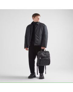 Prada Re-Nylon and Saffiano leather backpack