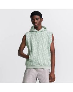 Dior Oblique Sleeveless Hooded Sweatshirt