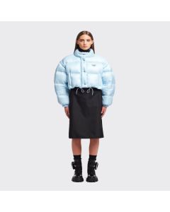 Prada Re-Nylon cropped convertible down jacket