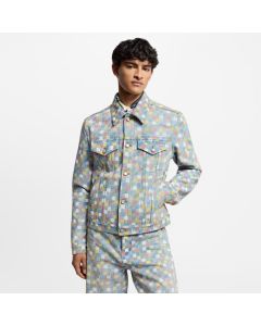 LV Damier Denim Trucker Jacket