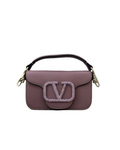 VALENTINO GARAVANI LOCÒ SMALL SHOULDER BAG WITH JEWEL LOGO