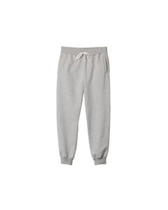MIU MIU Cotton fleece pants with leather trim