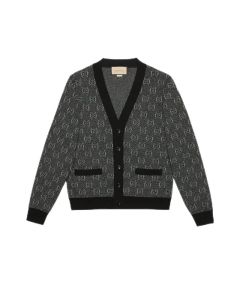 Gucci GG wool jacquard cardigan