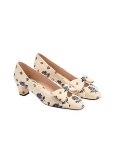 Valentino BOWOW DÉCOLLETÉ IN PAPIER FLORAL FABRIC