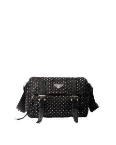 Prada Re-Nylon shoulder bag with studs