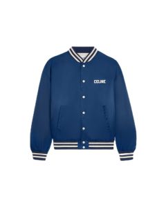 celine loose teddy jacket in nylon