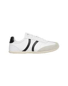 CELINE JOGGER LOW LACE-UP SNEAKER WITH TRIOMPHE in CALFSKIN AND SUEDE CALFSKIN