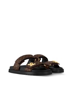 LV Sunset Flat Comfort Mule