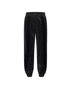 LV Flocked Damier Technical Track Pants
