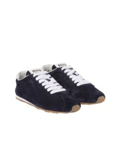MIU MIU Plume suede sneakers