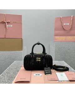 MIU MIU Arcadie matelassé nappa leather mini-bag