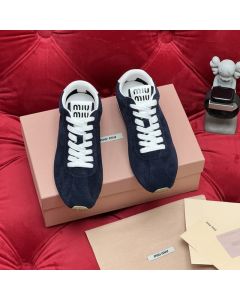 MIU MIU Plume suede sneakers
