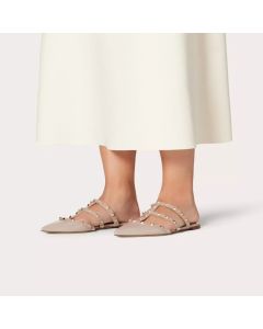 Valentino ROCKSTUD PATENT-LEATHER MULE