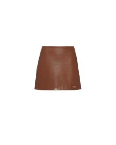 Prada Nappa leather skirt