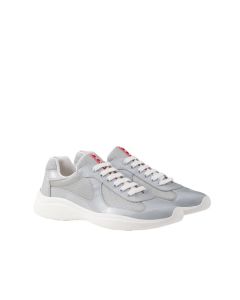 Patent leather and technical fabric Prada America's Cup sneakers