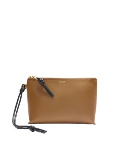 LOEWE Knot T pouch in shiny nappa calfskin