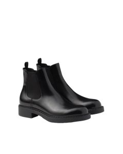 Prada Brushed leather Chelsea boots